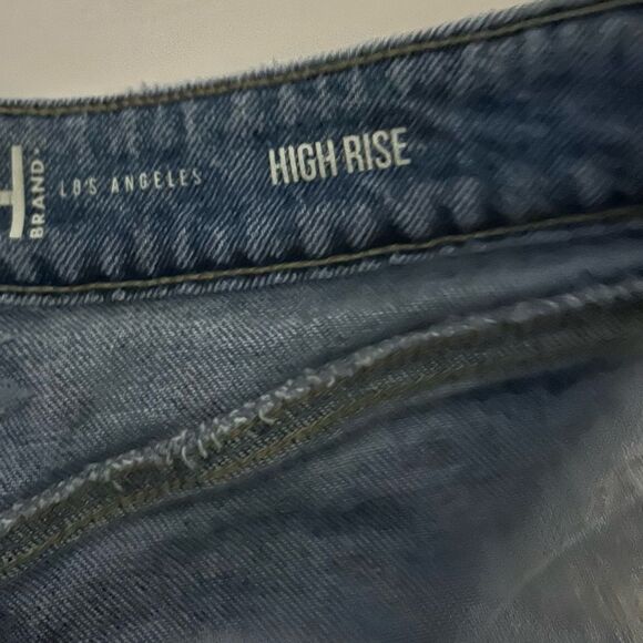 Rewash Fringe Hem High Rise Denim Shorts Size 29 - Picture 7 of 9